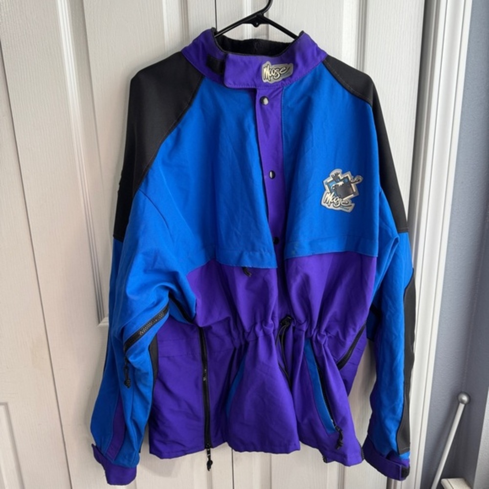 VTG 90s MOOSE OFFROAD RACING Activent Nylon Motorcycle Jacket Men's Size XL